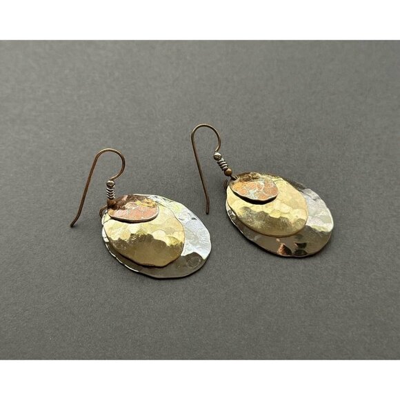 Earrings Set Of 4 - Assorted Hoop, Stud & Dangle Earrings - Picture 5 of 7